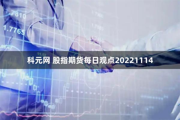 科元网 股指期货每日观点20221114