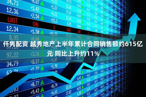 仟隽配资 越秀地产上半年累计合同销售额约615亿元 同比上升约11%